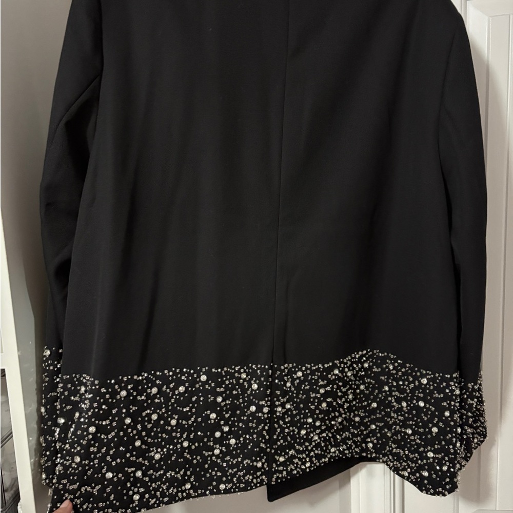H&M Edition Black Blazer with Beaded Hem - Picture 5 of 6
